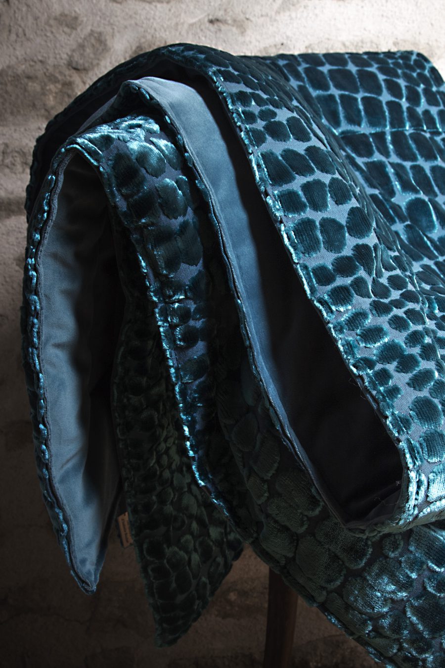 plaid velours présentation